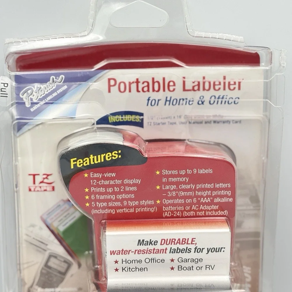 Brother Portable Labeler Label Maker Model PT-1010R Home Office